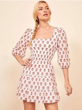 🌸 Reformation Verona Floral Print Mini Dress 🌸